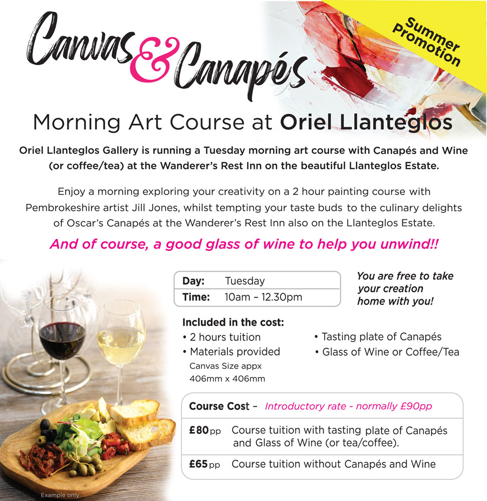 Art Tuition: 'Canvas and Canapés'