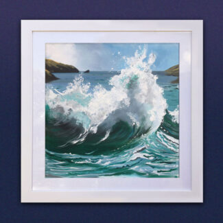 Pembrokeshire Coastal Paintings: Waves in the Bay