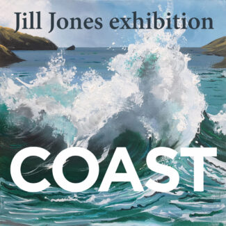 Art exhibition in Pembrokeshire: 'Coast' poster