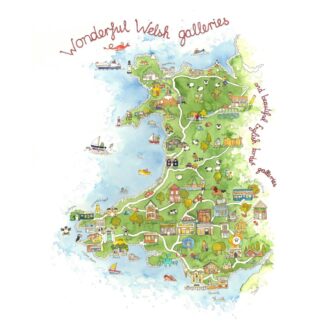 Where to buy art in Wales: Map of Welsh Galleries