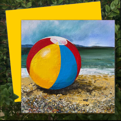 Beach Fun. Greetings card.