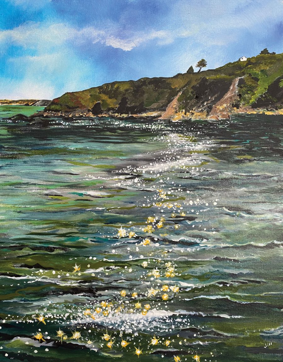 Choosing art as Christmas gifts: 'Coastal Sparkles'