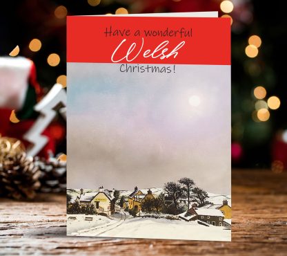 'Wonderful Welsh Christmas' Christmas card.